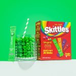 Skittles Singles To Go Variety Pack, Powdered Drink Mix, Zero Sugar, Low Calorie, Includes 4 Flavors: Green Apple, Strawberry, Grape, Orange, 1 Box (30 Single Servings) - Image 7